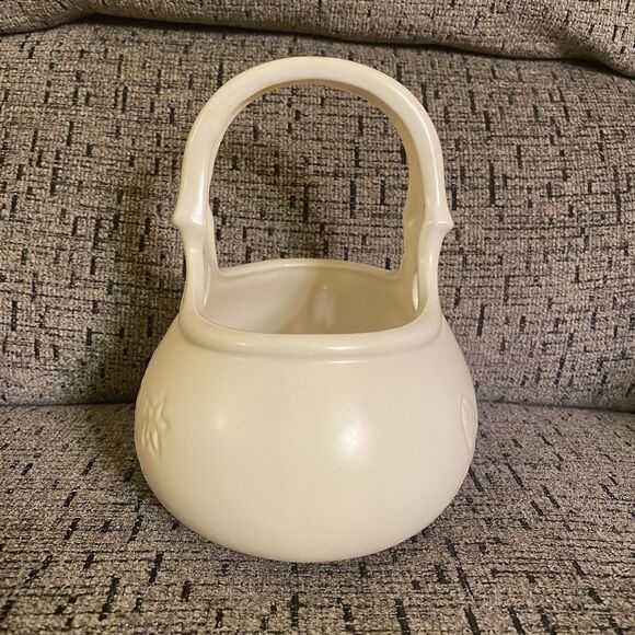 Rare Vintage Hull Pottery Drip Strawberry Basket #F66 EXC Condition - Picture 5 of 10